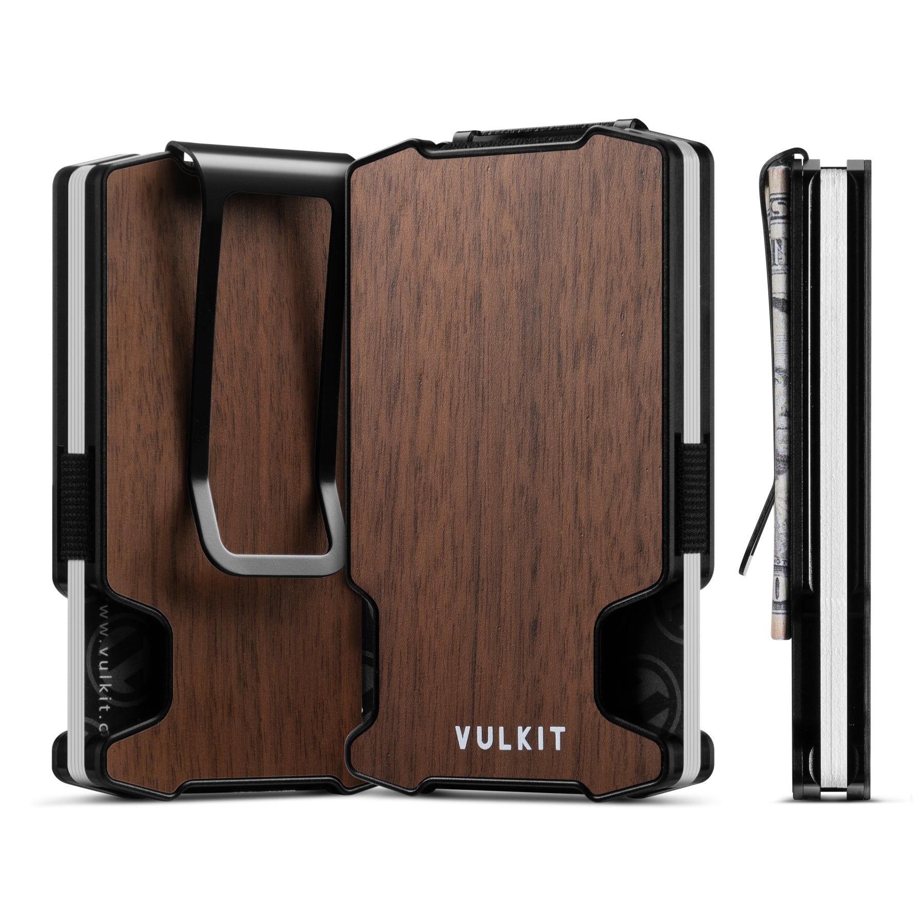 VCL400 Minimalist Slim Wallet for Men with Money Clip - Compatible with Apple AirTag, RFID Blocking | Perfect for Everyday Carry, Travel & Secure Storage