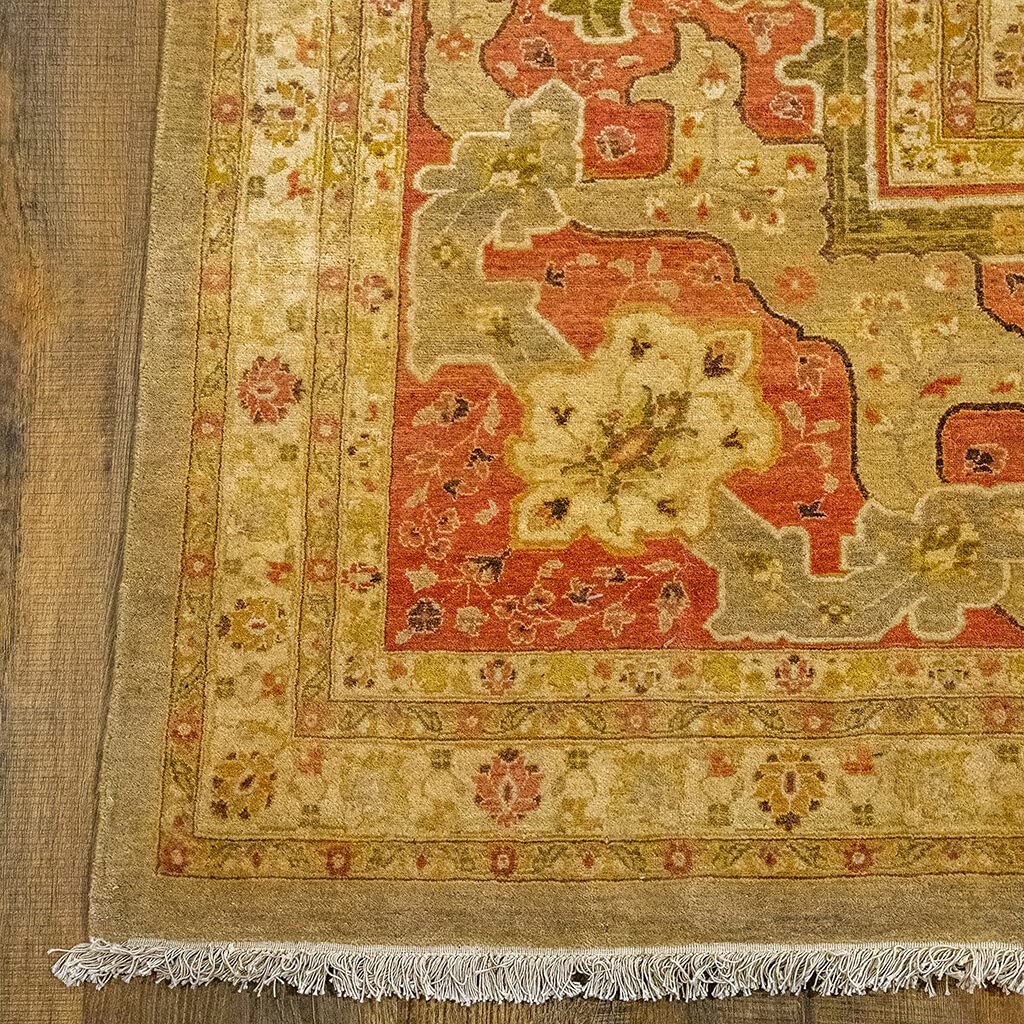 Handmade 100% Wool Mogul Area Rug 12'4