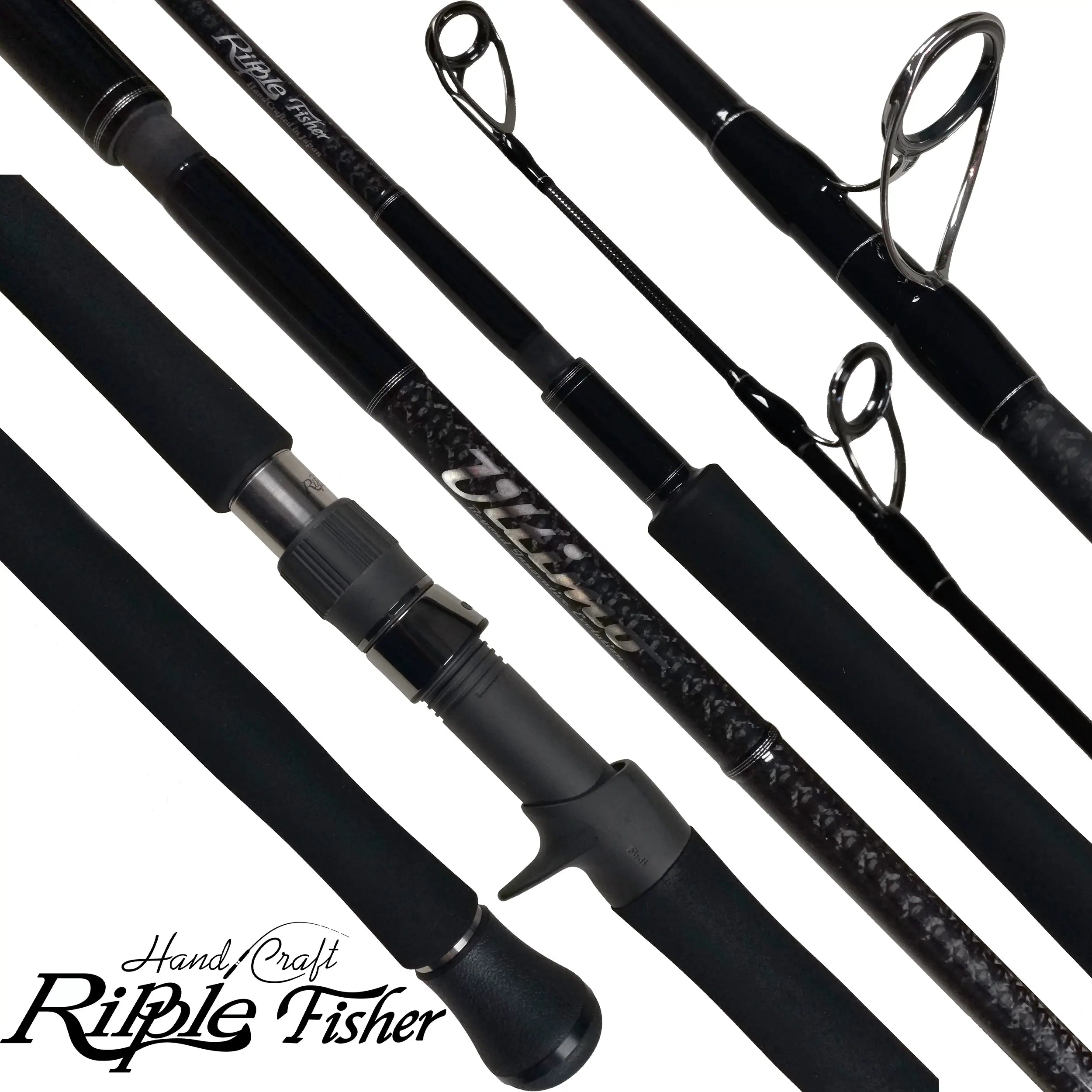 Ripple Fisher Ultimo GT Casting Rod - High Performance Conventional Fishing Rod for Saltwater & Freshwater - Perfect for Bass, Walleye, and Catfish Fishing