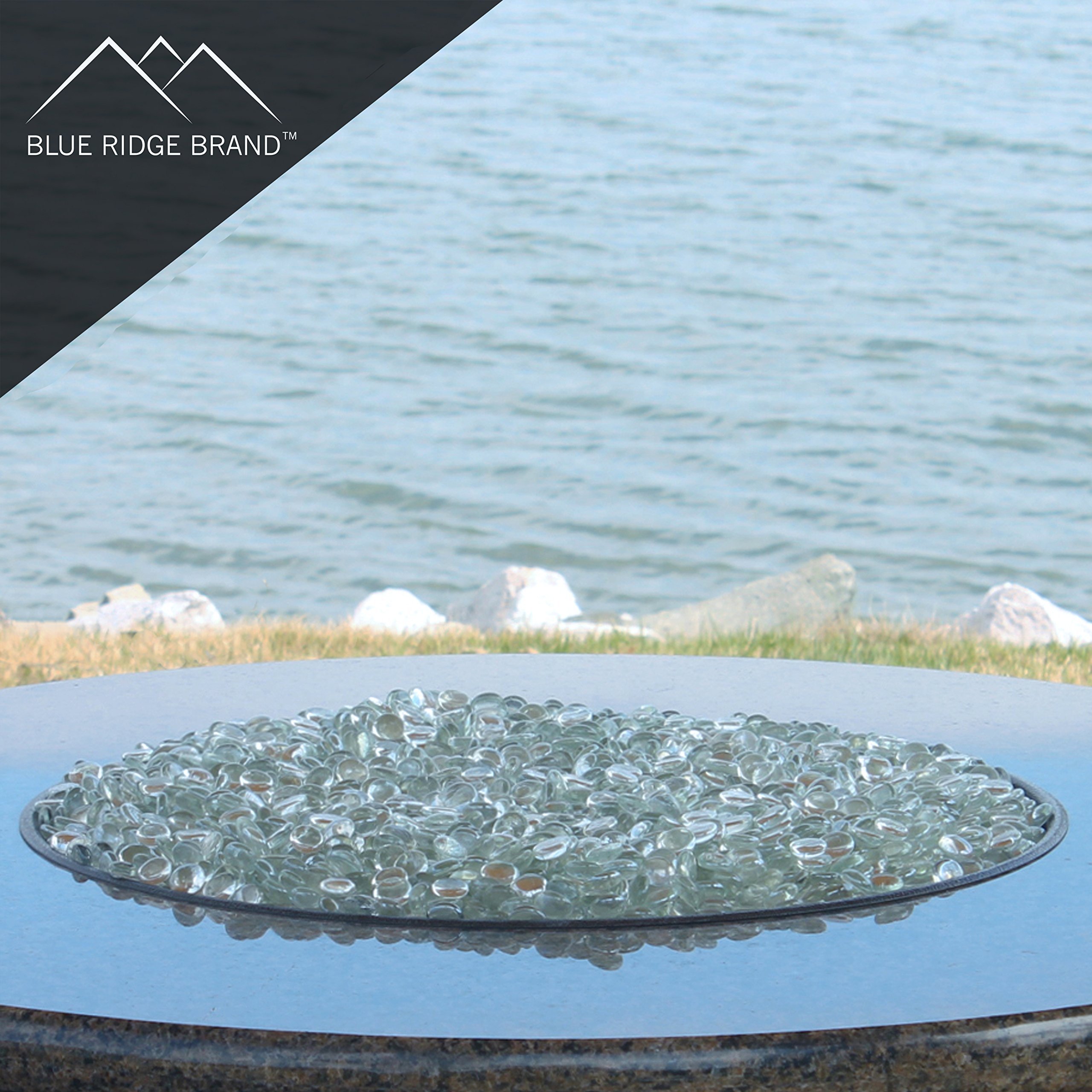Professional Grade Reflective Fire Pit Glass Beads - 3/4