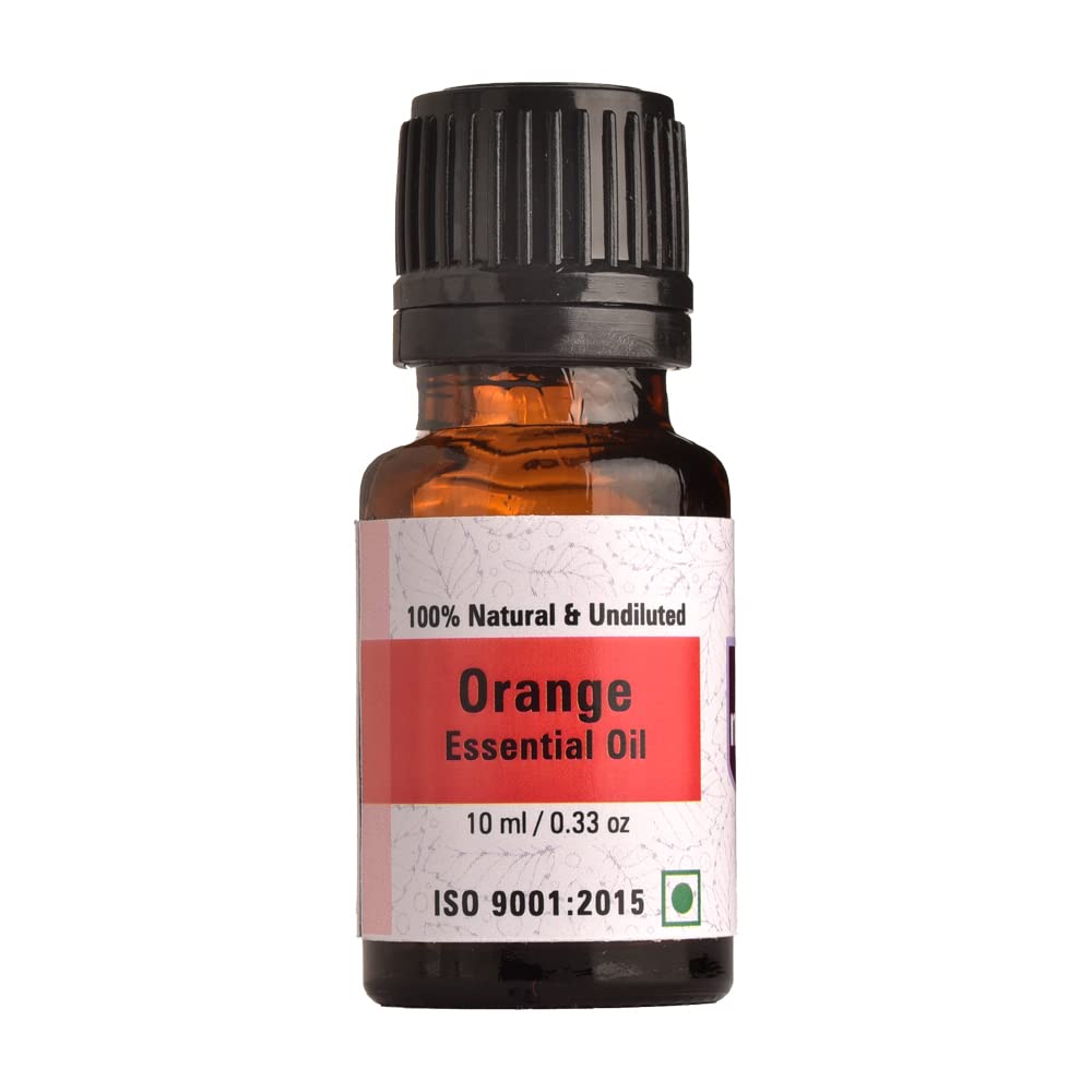 Nuvotone 100% Pure Natural Orange Essential Oil - 10ml for Aromatherapy, Diffusers & DIY Skincare