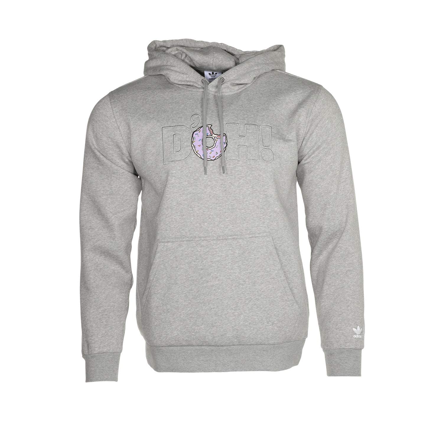 Adidas Simpsons Donuts Hoodie Sweatshirt - Cartoon Character Graphic Pullover for Men & Women | Perfect for Casual Wear, Street Fashion & Simpsons Fans