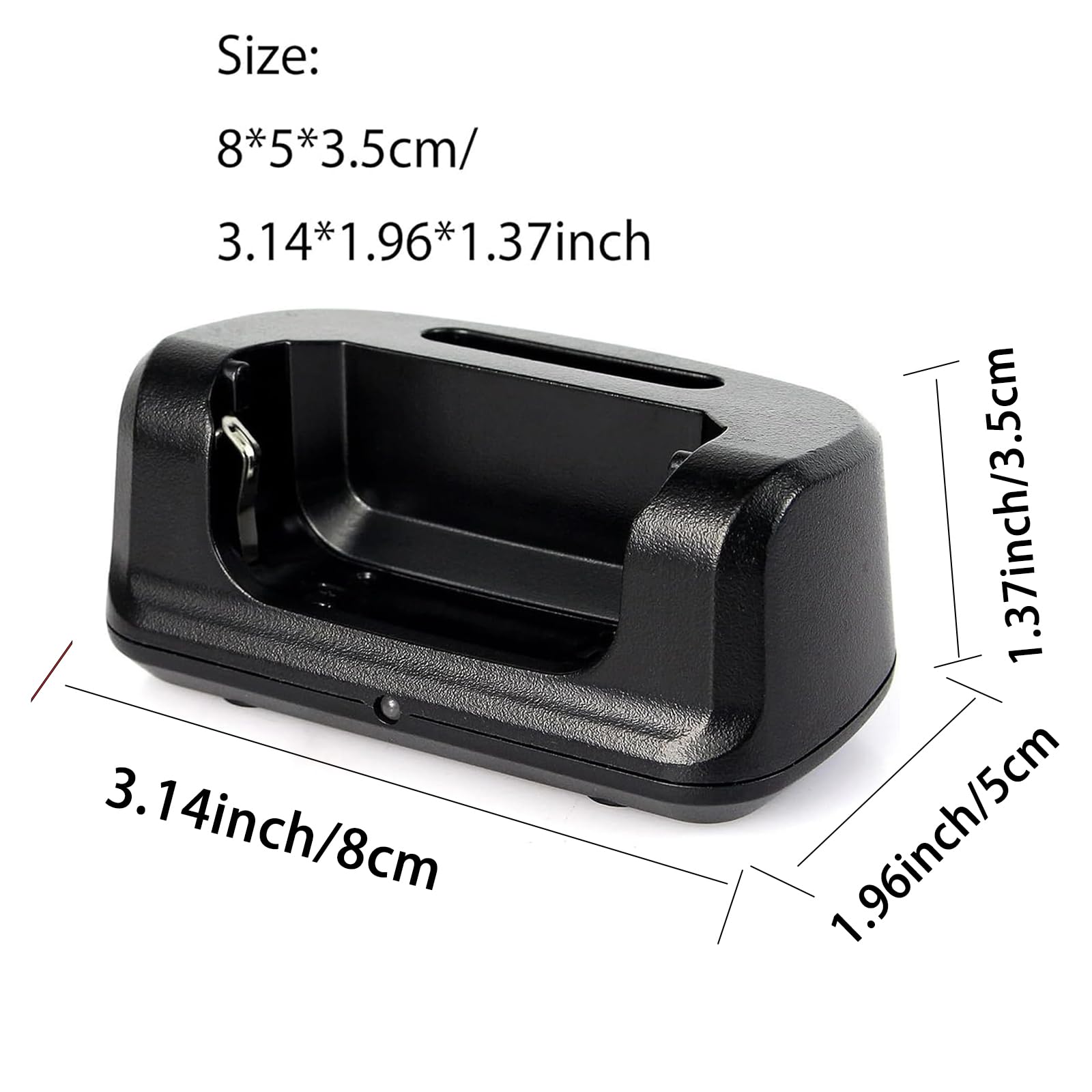 Original Retevis RT22 RT22S Walkie Talkie Charger - Compatible with RT22, RT22S, RB19, RB19P Two-Way Radios - Charging Base Station (1 Pack, Charging Cord Not Included) - Perfect for Outdoor Adventures, Construction Sites & Emergency Communication