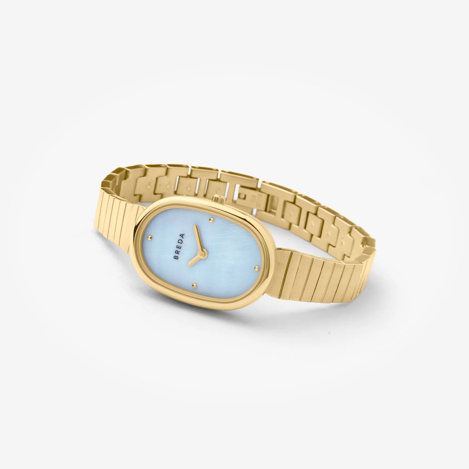 Breda Jane Bracelet Watch for Women - Elegant Gold-Tone Stainless Steel Band with Roman Numerals - Perfect for Everyday Wear, Office, and Special Occasions