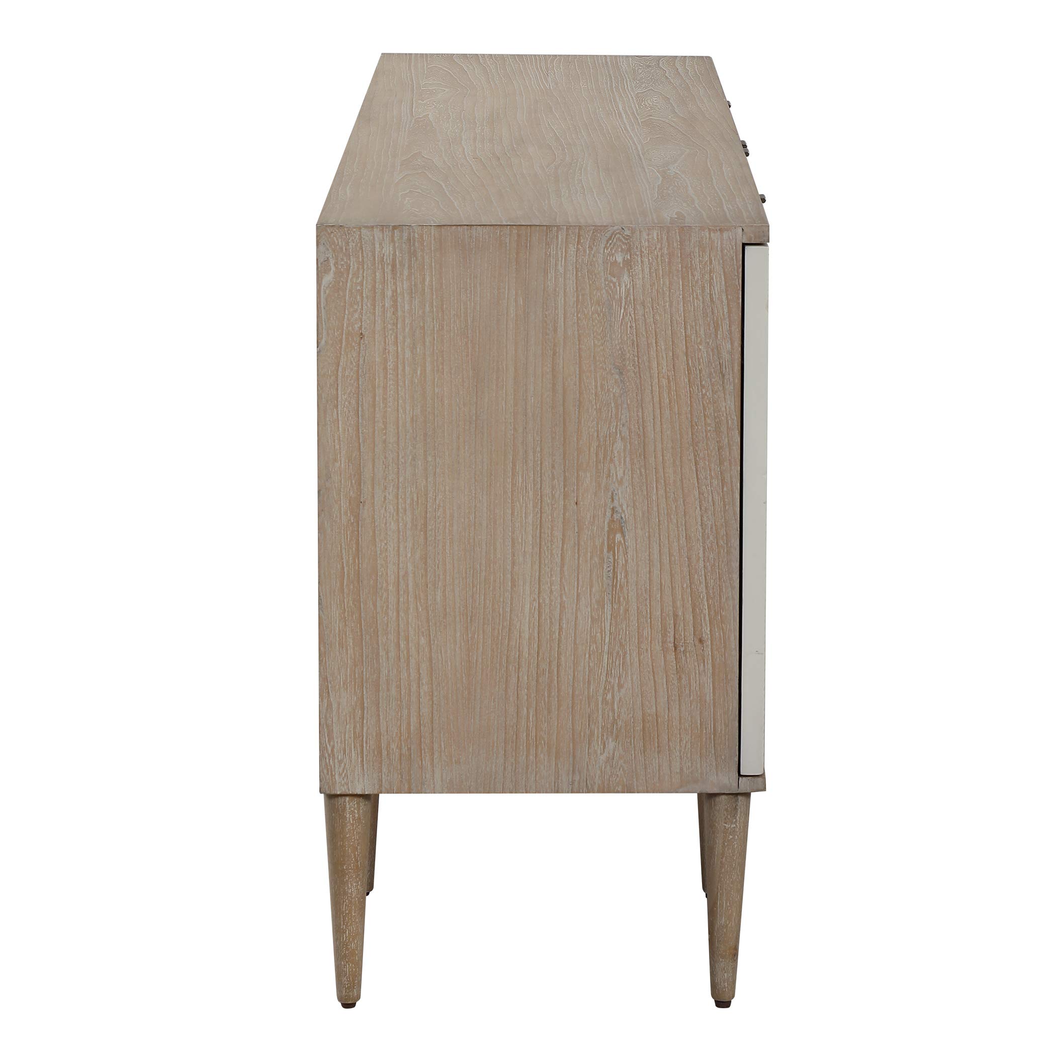 Modern 4-Door Sideboard Cabinet with Tightrope Design - Stylish Storage for Living Room, Dining Room, or Entryway