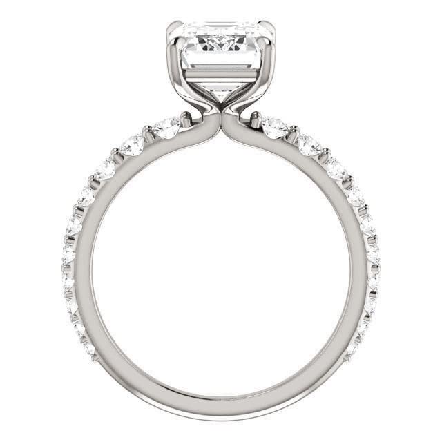2 CT Oval Moissanite Engagement Ring Set for Women - Colorless Moissanite Wedding Band, Bridal Set, Promise & Anniversary Ring - Durable Jewelry Gift for Her - Perfect for Proposals, Weddings & Special Occasions