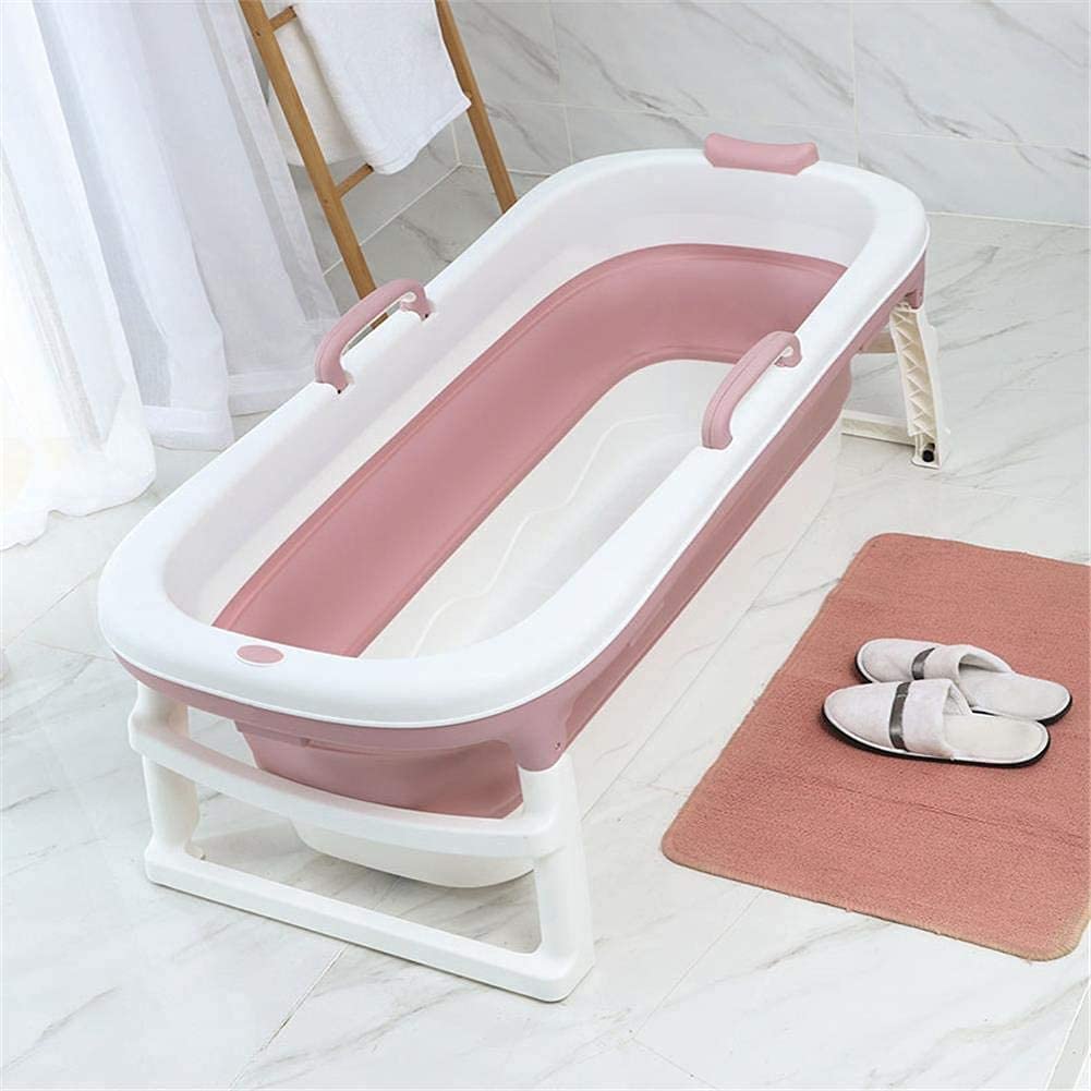 Foldable Bathtub for Adults - Portable Soaking Tub with Lid, Quick Folding Design for Spa Relaxation at Home | Perfect for Small Bathrooms, Apartments & Outdoor Use