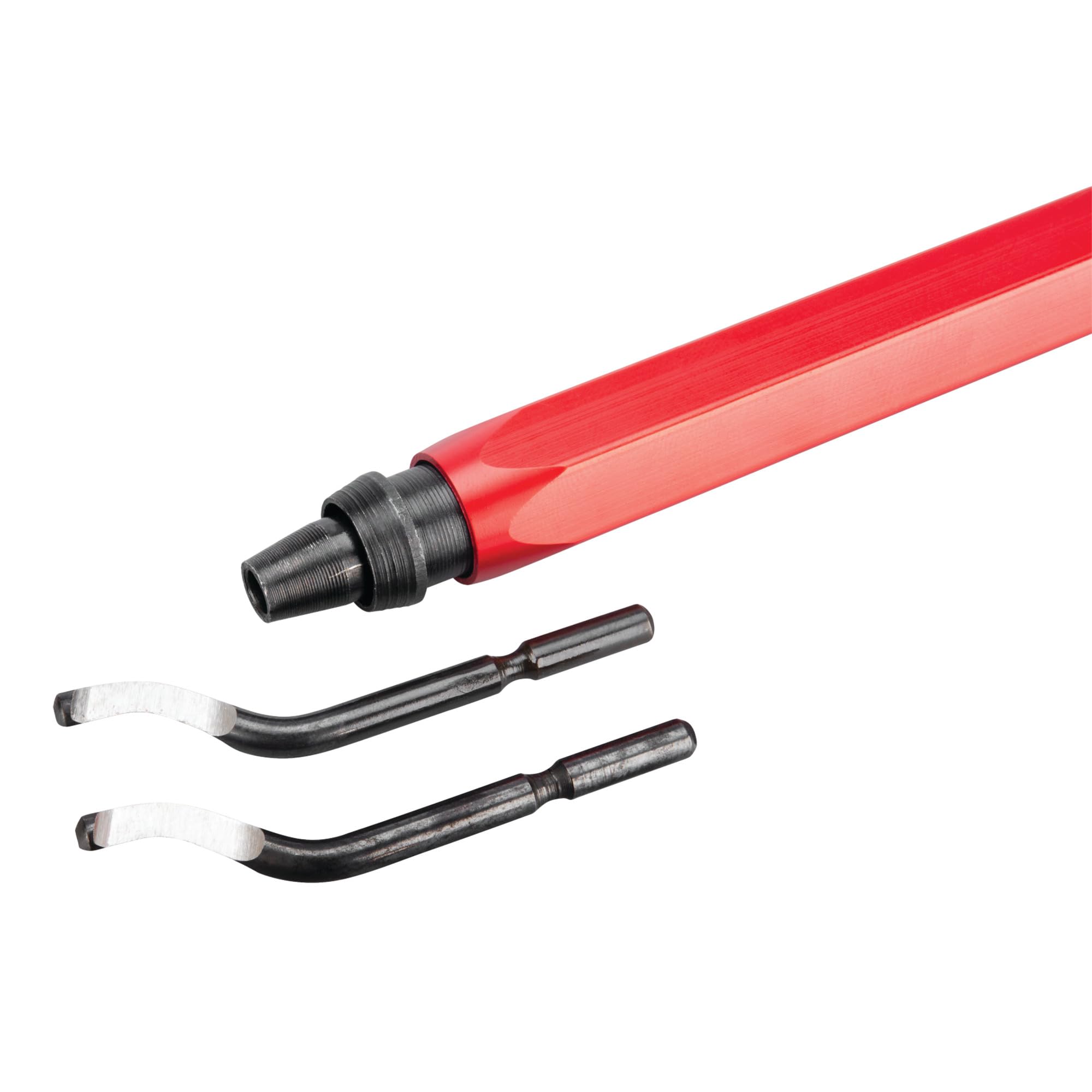 Performance Tool W2960 Pipe Reamer & Deburring Tool - Swivel Head & Quick Release Blade for Metal, PVC, Conduit Pipes - Perfect for Plumbing, HVAC & DIY Pipe Cutting Projects