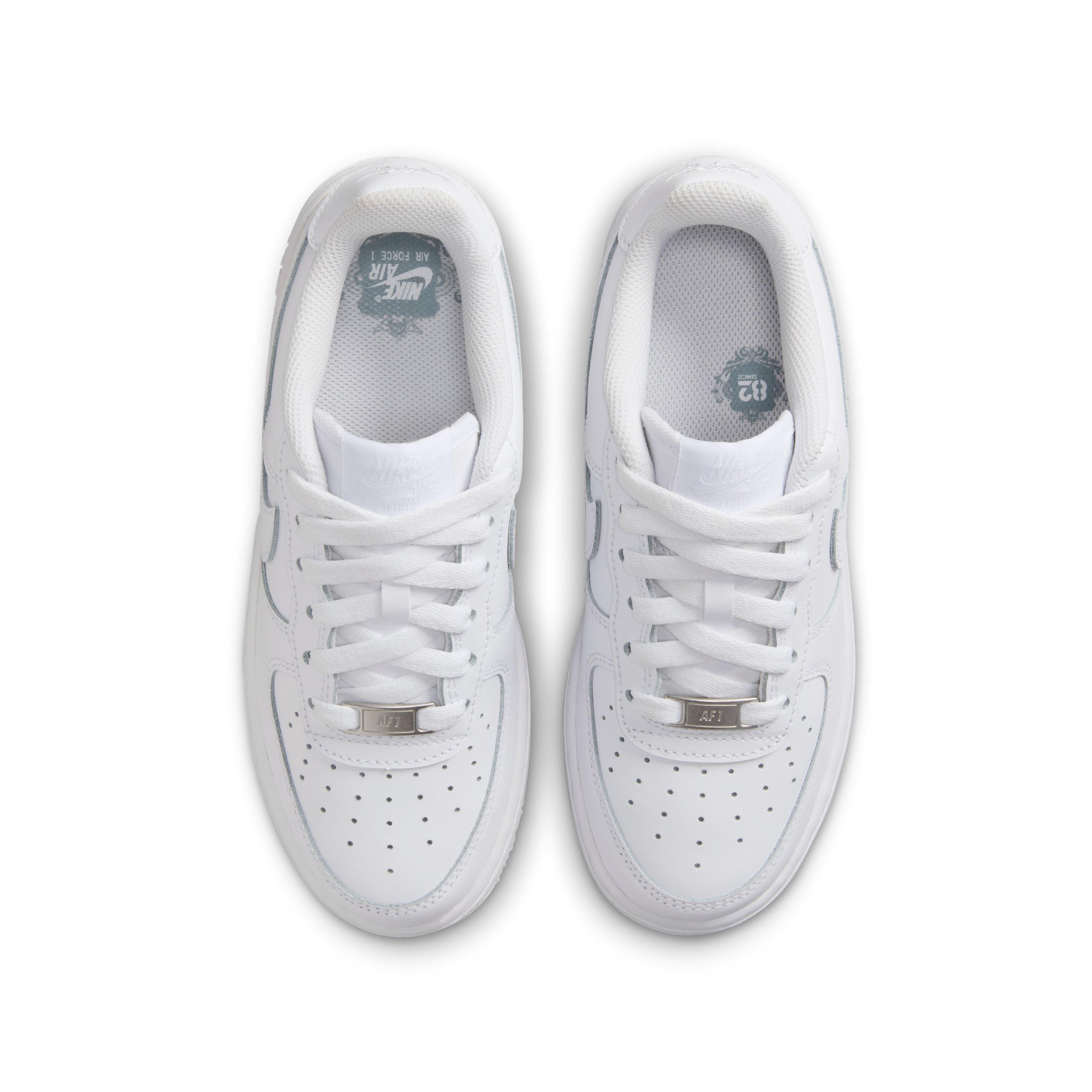 Nike Kids Air Force 1 LE Sneakers - White Basketball Shoes for Boys & Girls | Comfortable & Durable for School, Sports & Casual Wear