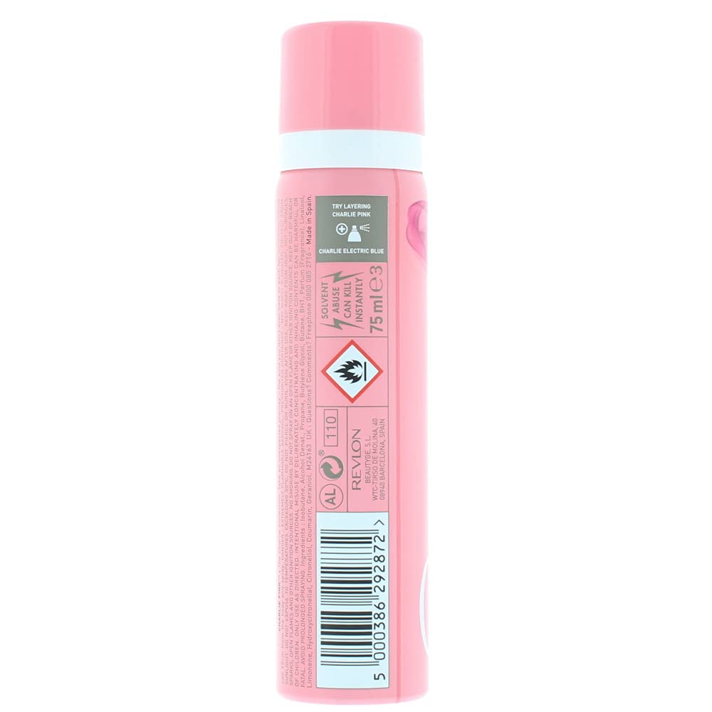 Charlie Body Fragrance for Women - Pink Floral Perfume 75ml, Long-Lasting Scent for Date Night & Special Occasions