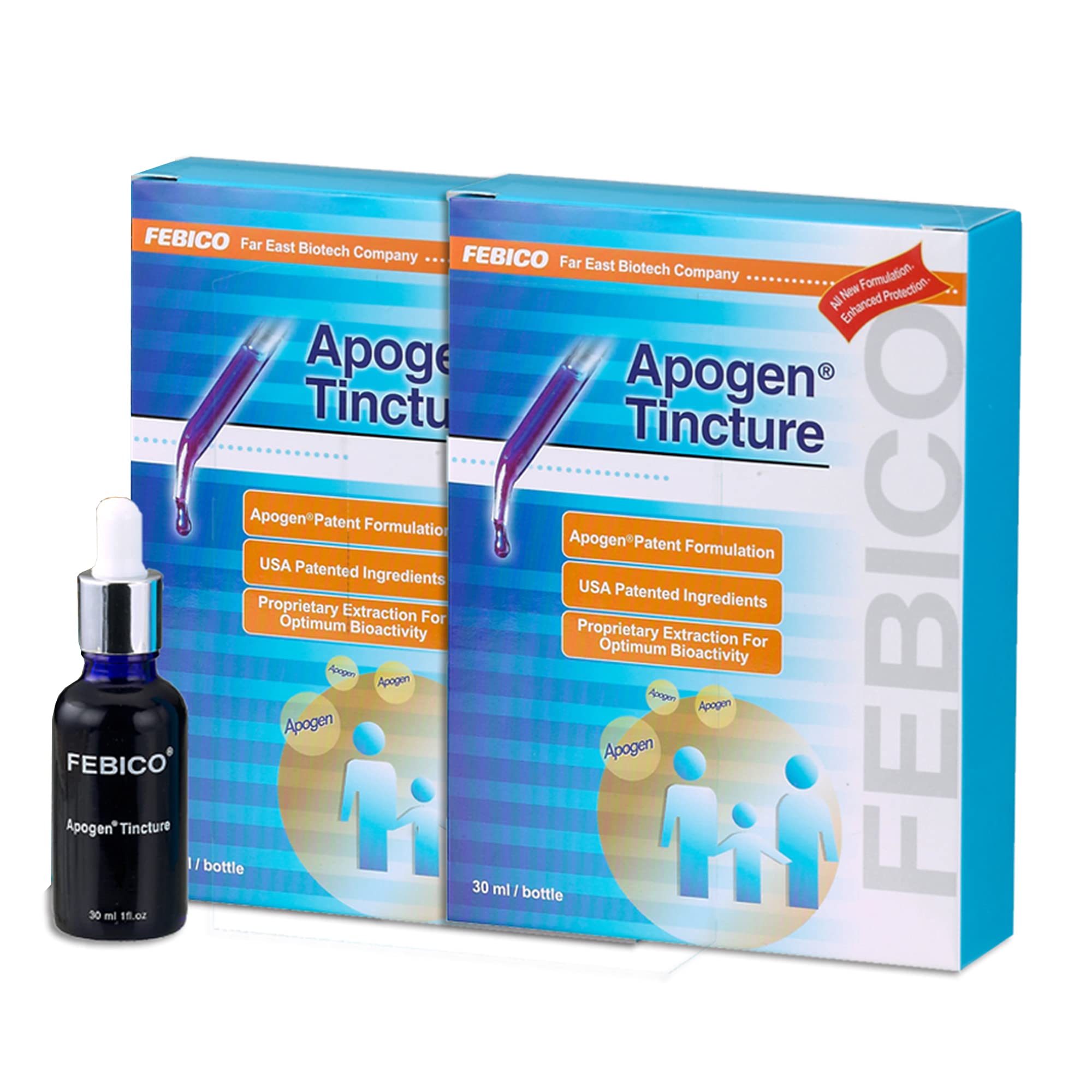 Apogen Spirulina Extract Liquid Drops - 2 Pack (30ml Each) | 60-Day Supply of Natural Immune Booster Supplement | Supports Energy & Detox | Perfect for Daily Wellness Routine & Travel