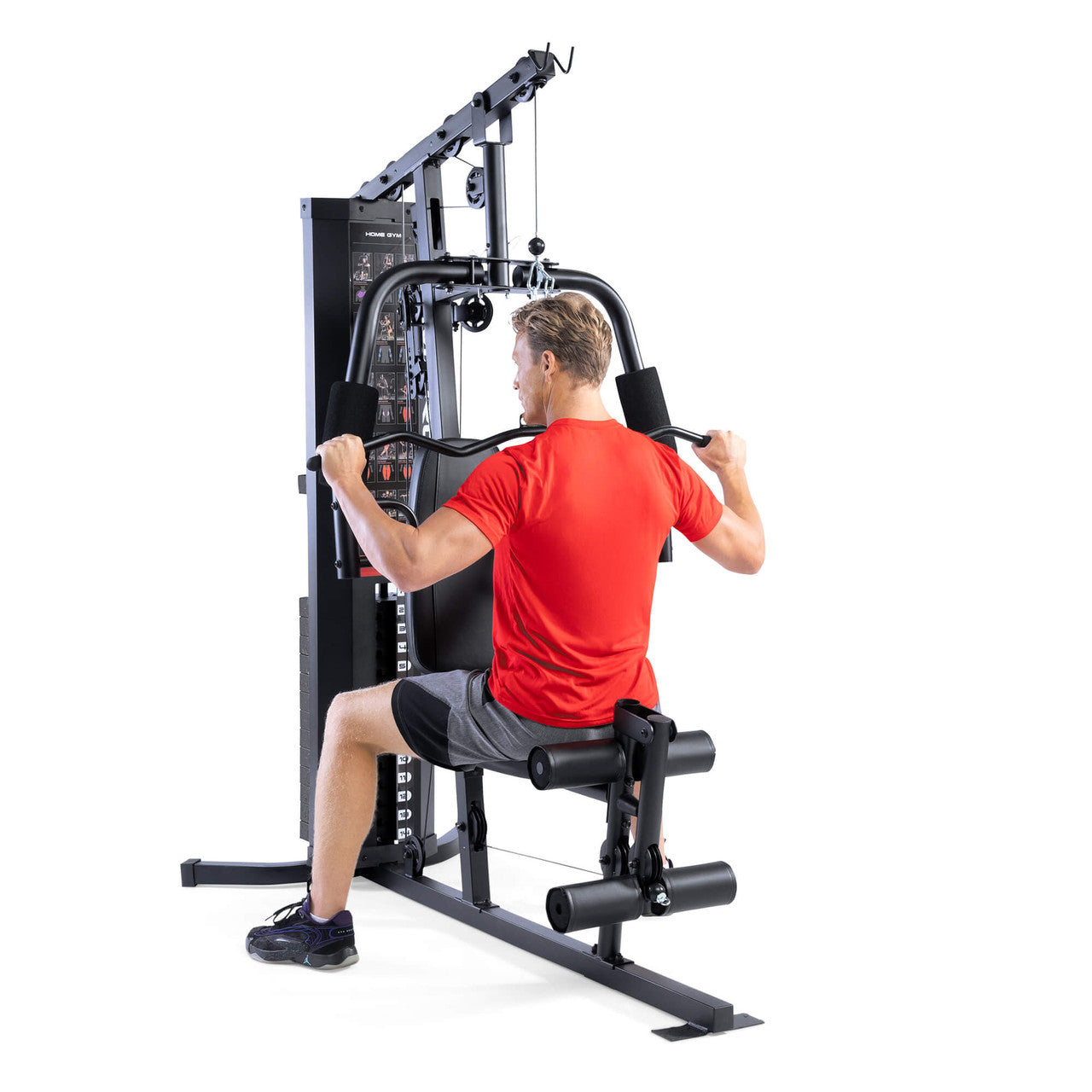 Marcy MWM-8178 150lb Stack Weight Home Gym - All-in-One Strength Training Equipment for Full Body Workout | Perfect for Home Fitness & Small Spaces