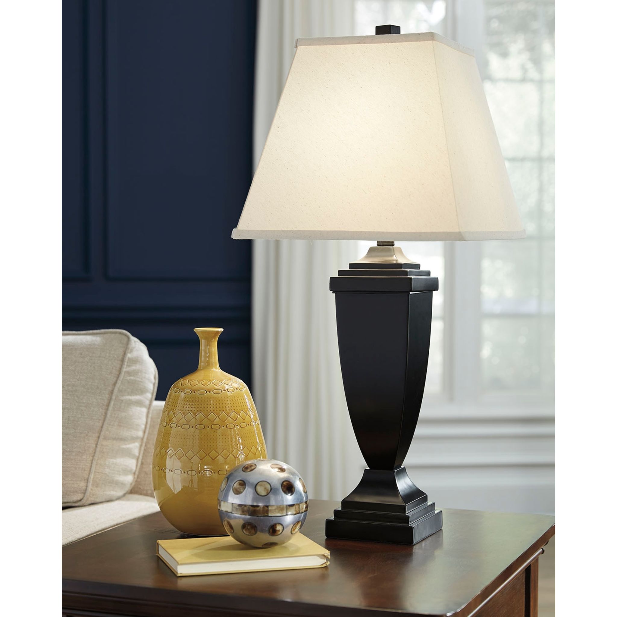 Amerigin Bronze Finish Table Lamp Pair - 29.50
