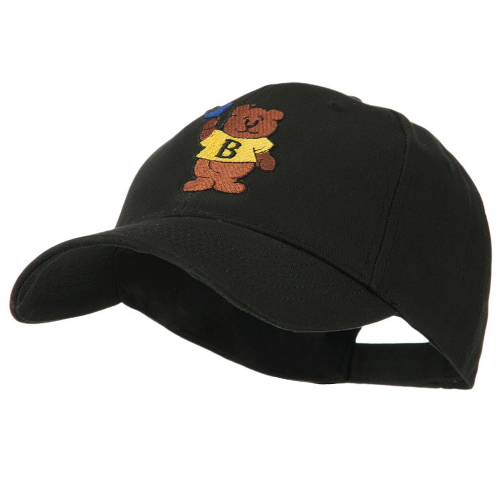 Blue Flag Bear Mascot Embroidered Baseball Cap - Perfect for Sports Fans, Team Spirit & Casual Wear