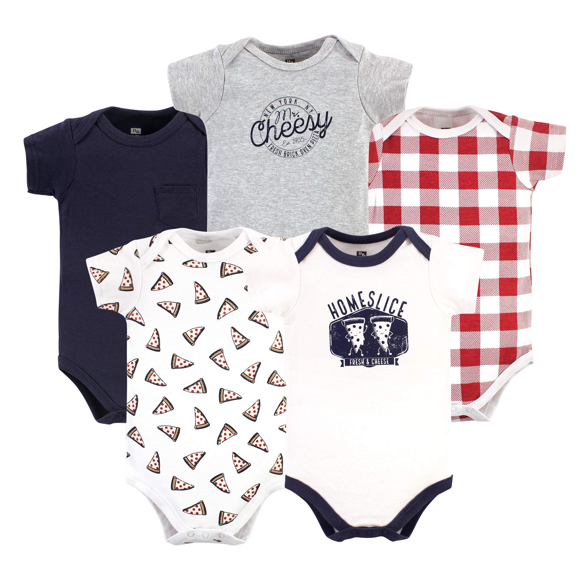 Hudson Baby Cotton Bodysuits - Soft Unisex Onesies for Newborns