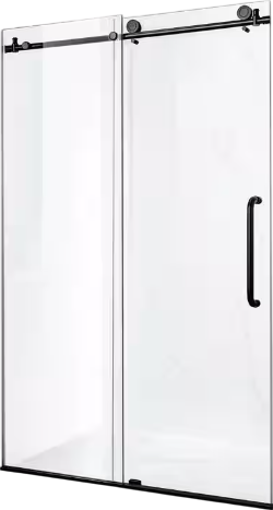 Anzzi SD AZ13 02BN T Madam Frameless Sliding Shower Door - 60