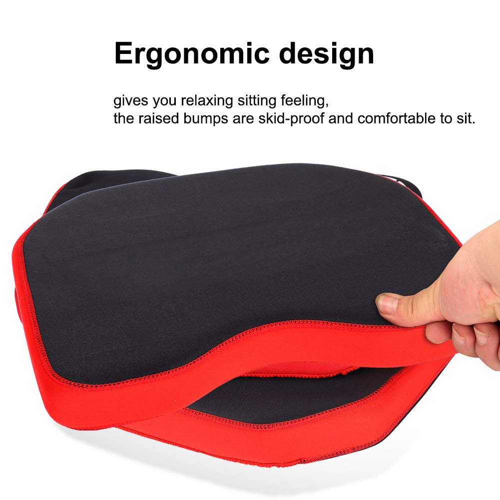 Premium Kayak Seat Cushion with Suction Cups - Comfortable & Non-Slip Fishing Boat Seat Pad for Kayaks, Canoes, and Small Boats - Ideal for Long Fishing Trips, Water Sports, and Outdoor Adventures