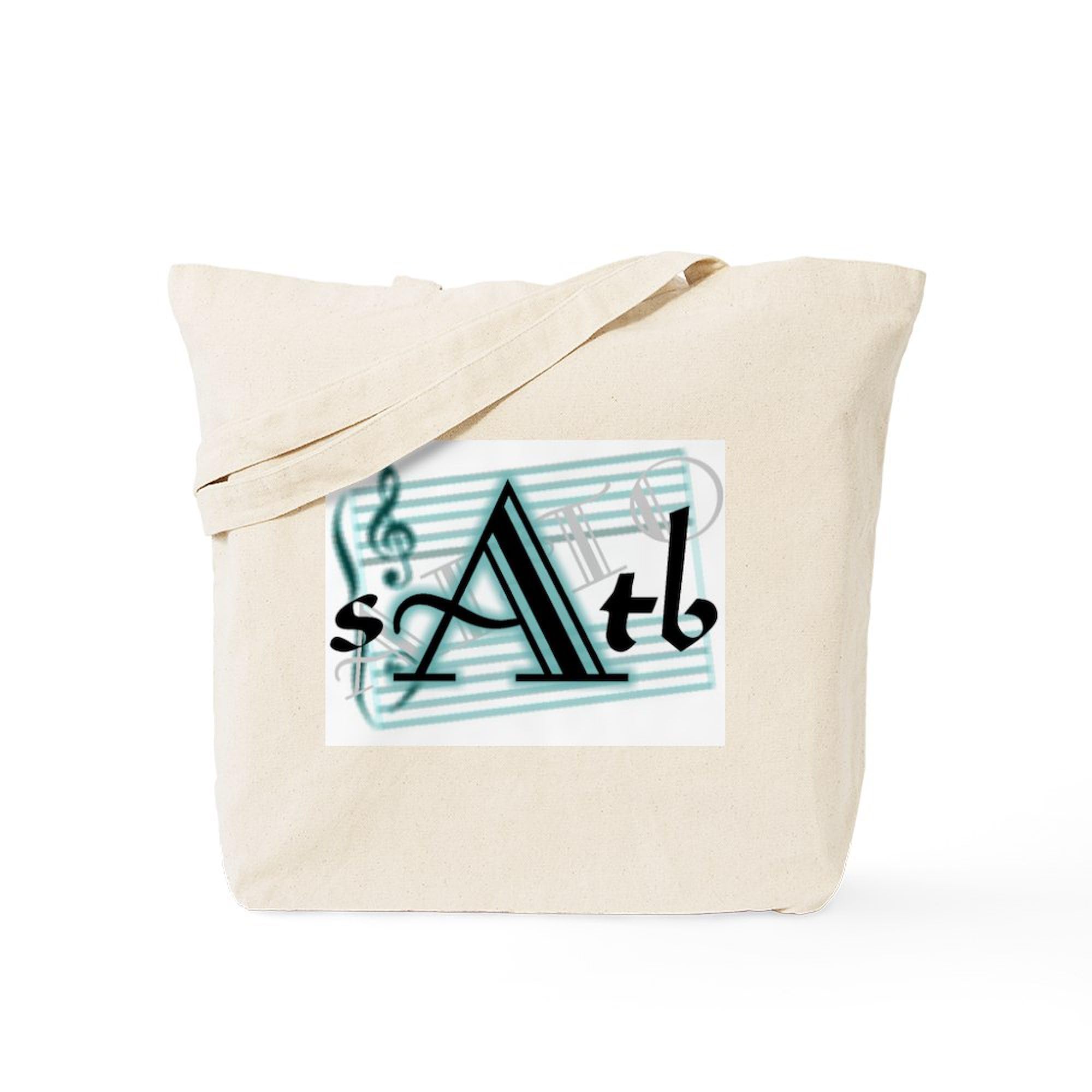 Premium Natural Canvas Marching Band Tote Bag - SATB Alto Reusable Shopping Tote for Musicians | Perfect for Band Practice, School Events & Eco-Friendly Grocery Shopping