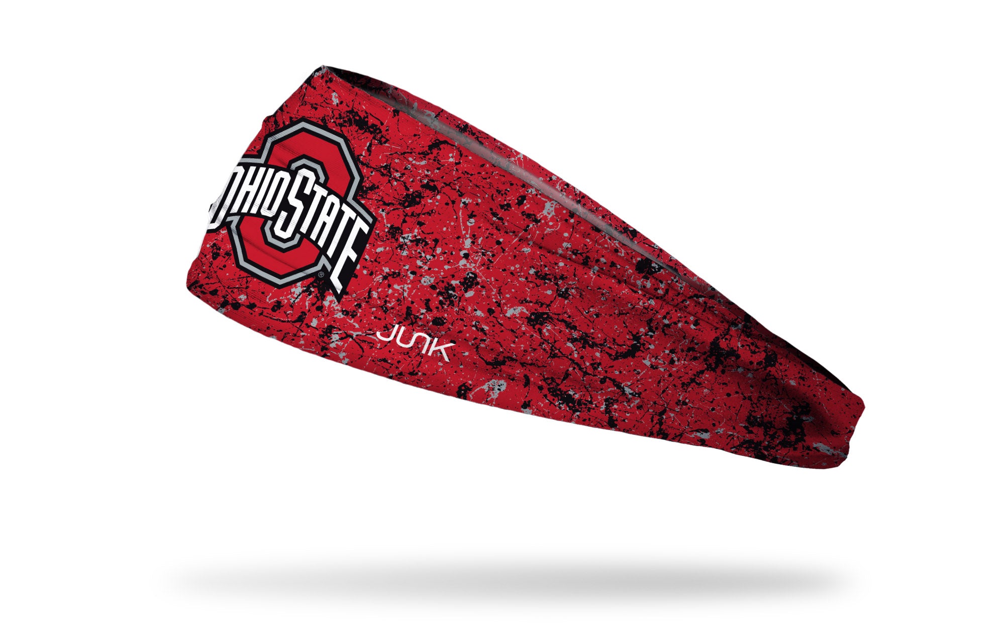 Ohio State Buckeyes Splatter Scarlet Big Bang Lite Headband - Comfortable Adjustable Fan Gear for Football Games & Tailgating