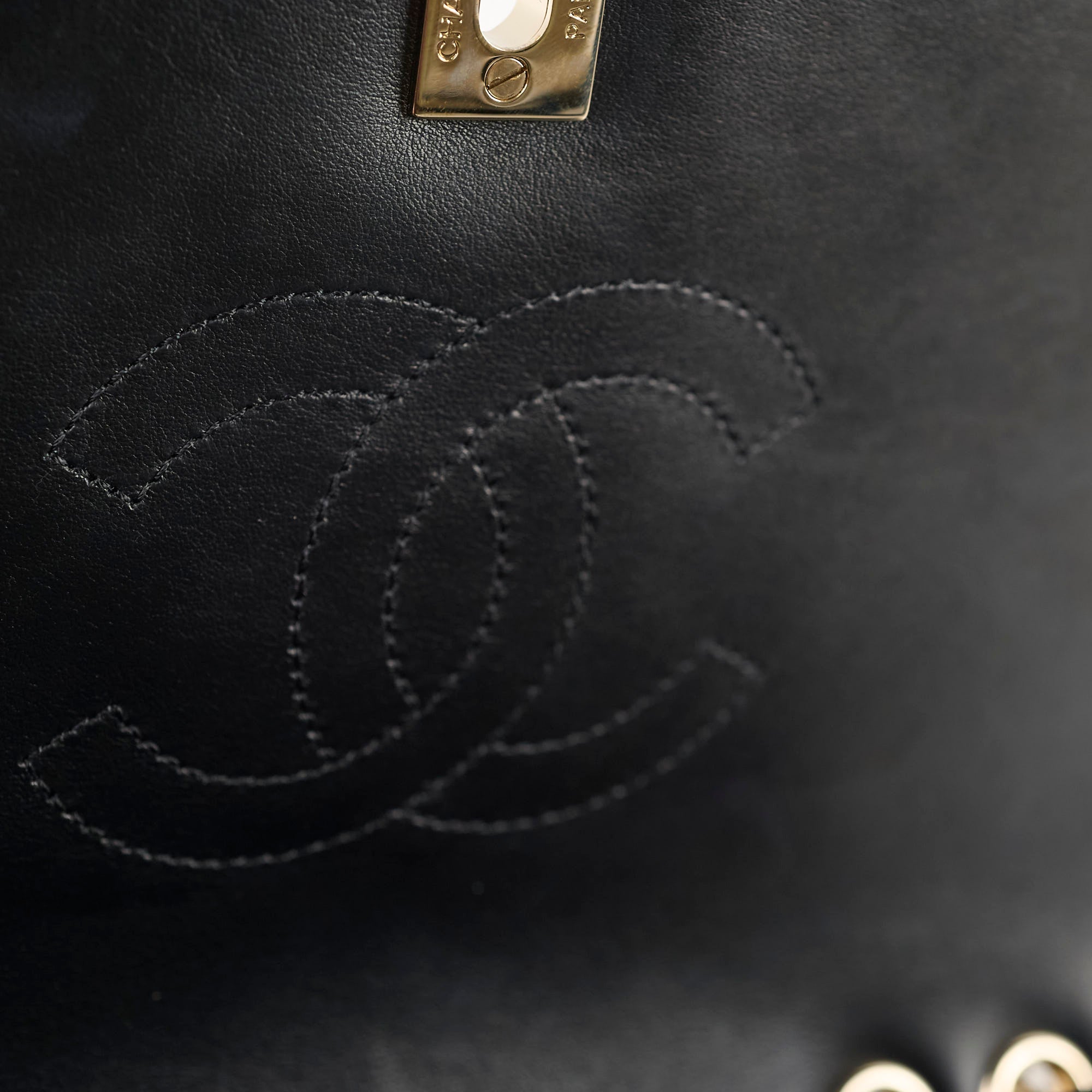 Chanel Small Chevron Quilted Flap Bag in Black | Luxury Designer Handbag for Women | Perfect for Evening Events, Parties & Special Occasions