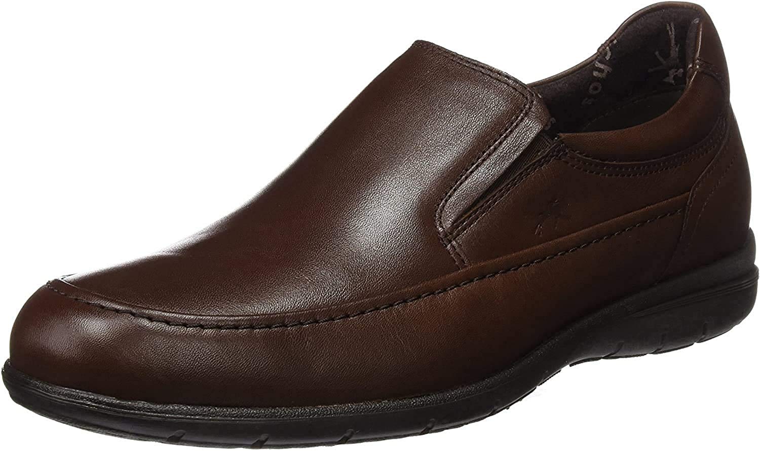 Fluchos Men's Comfortable Slip-On Loafers - Casual Leather Shoes for Business, Office & Everyday Wear