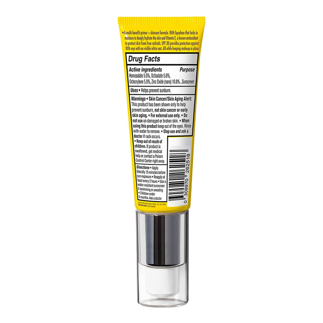 Revlon Illuminance Moisturize + Protect SPF 25 Face Primer - 28ml, Universal Tint, Hydrating & Brightening Makeup Base for Flawless Look - Perfect for Daily Wear & Sun Protection