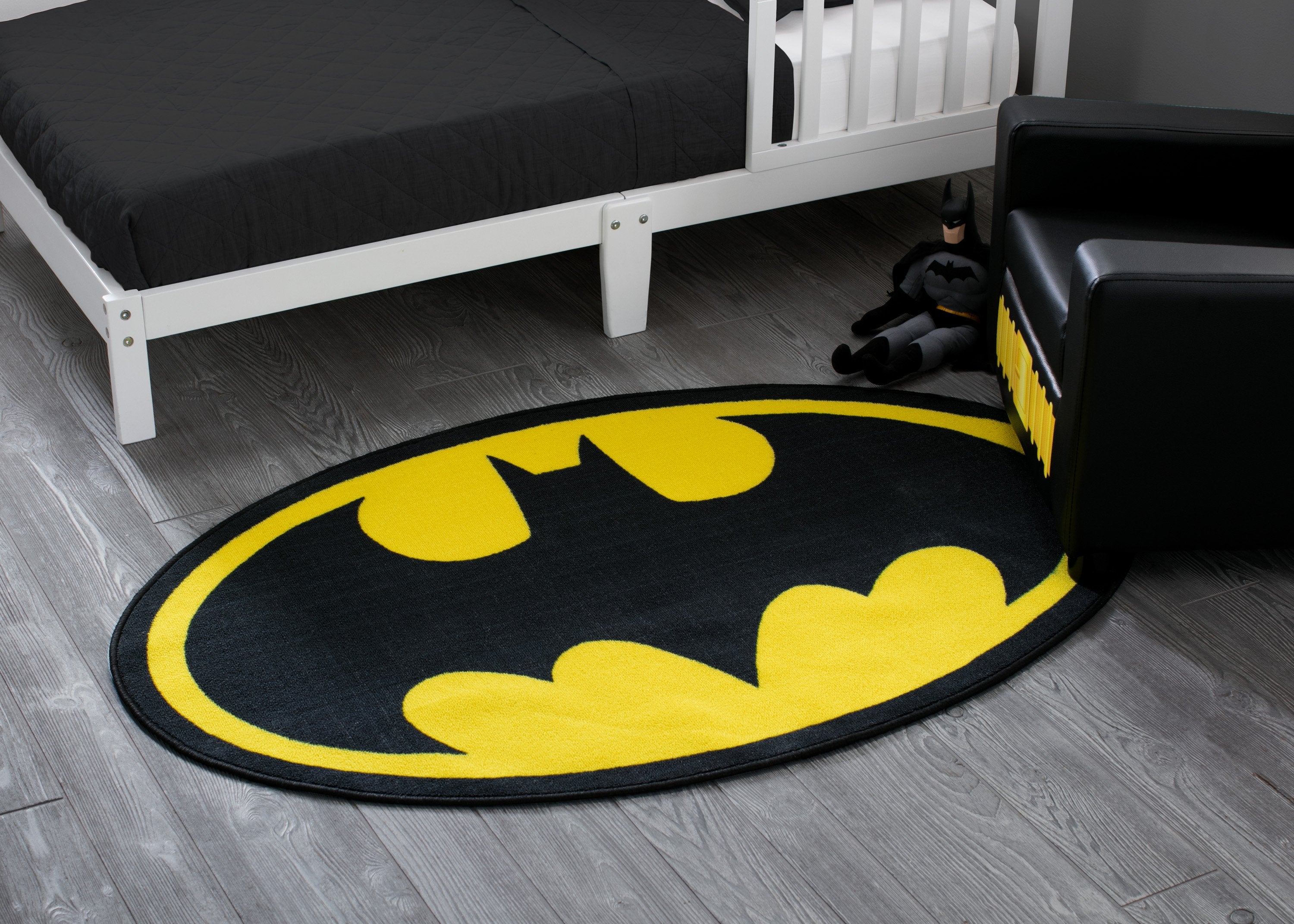 Batman Area Rug - Soft Superhero Themed Carpet for Kids Room, Living Room & Game Room - Perfect for DC Comics Fans & Home Decor