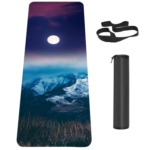 Mountains & moon-1
