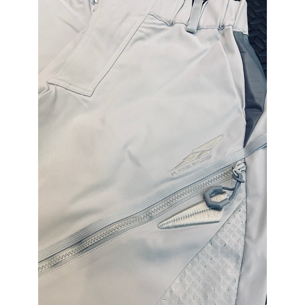 IP AXIS EMP Lightweight Bottom Wave Trousers Grey - Comfortable Stretch Pants for Travel, Yoga & Casual Wear