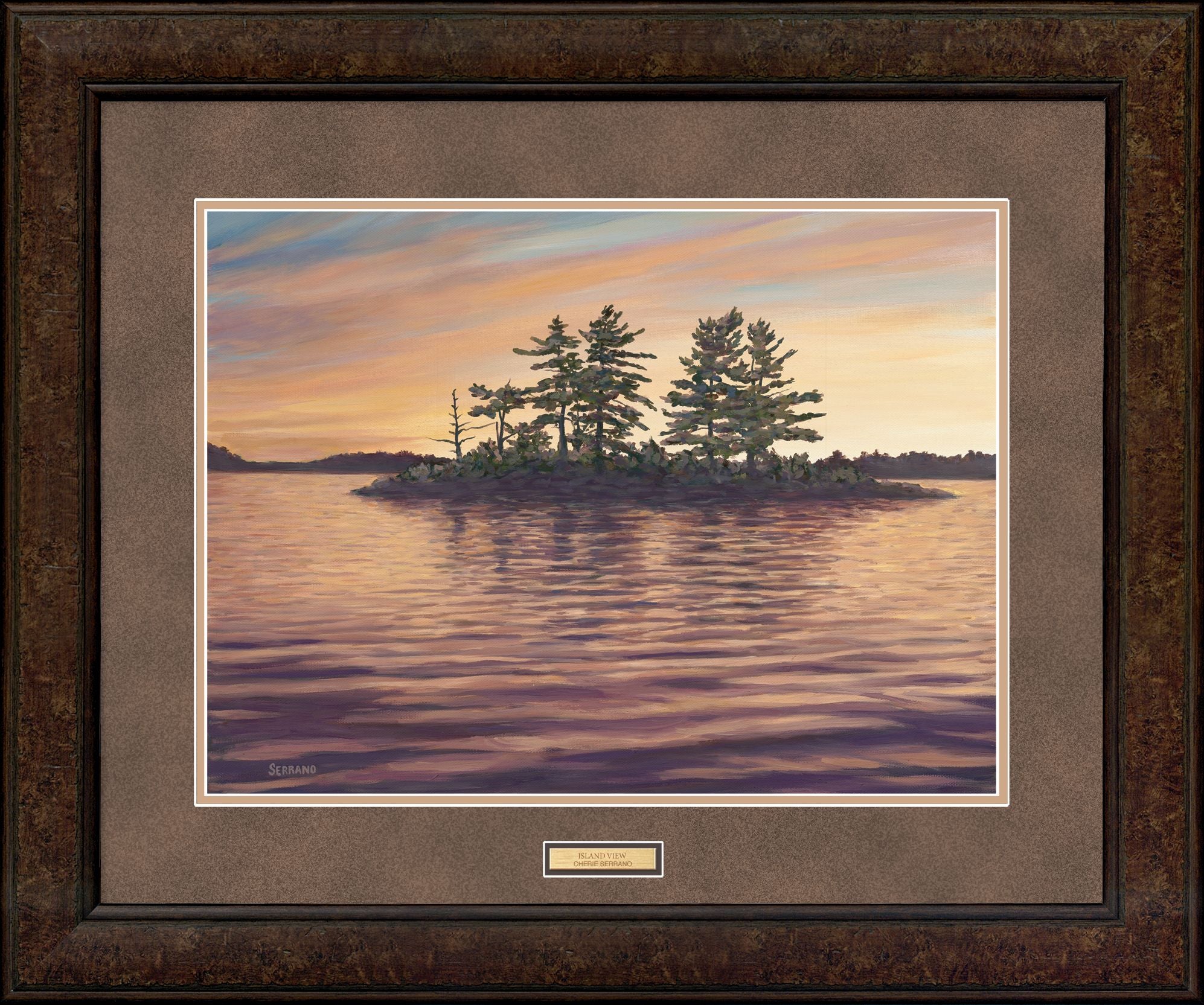 Premium Island View GNA Print - High-Quality Wall Art for Home, Office & Living Room Decor