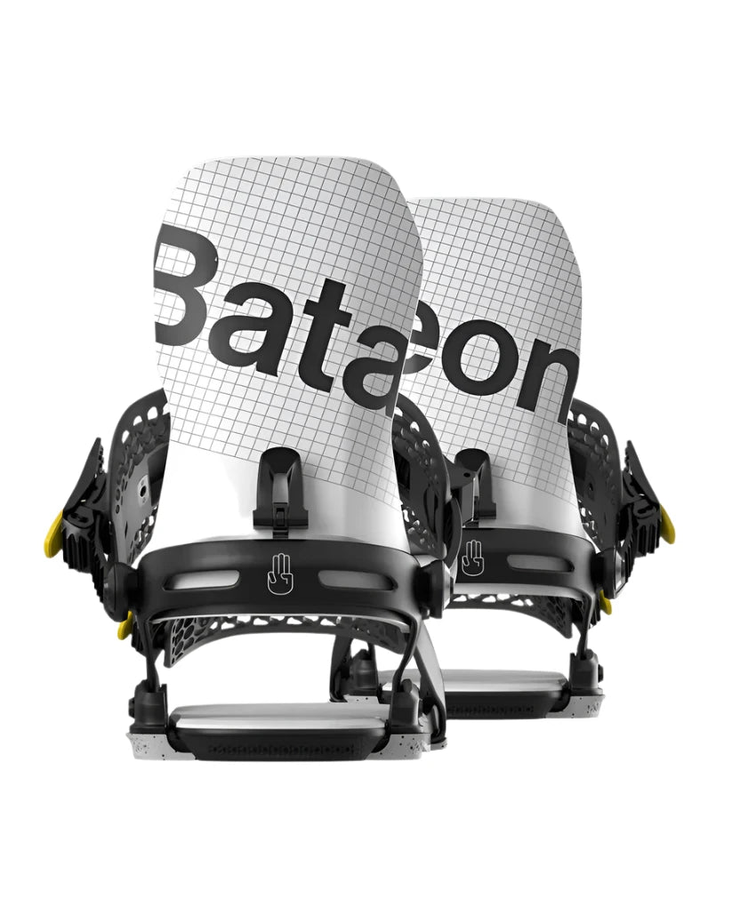 Bataleon Blaster Asymwrap Snowboard Bindings 2025 - Premium Snowboard Gear for All-Mountain Riding & Freestyle Tricks | Perfect for Powder, Park & Backcountry Adventures