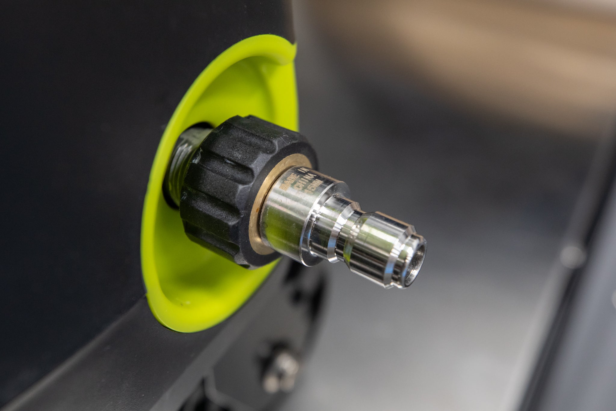 Stainless Steel M22 Female (15mm) to 3/8 Quick Disconnect Plug Adapter - Perfect for Hydraulic Systems, Pneumatic Tools, and Industrial Equipment Connections