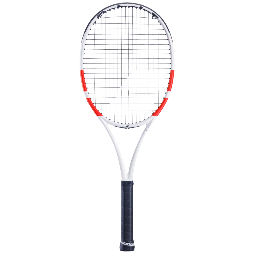 Babolat Pure Strike 98 16/19 Unstrung Tennis Racket | White Red Black | Professional Tennis Racquet for Adults | Perfect for Competitive Play & Training Sessions
