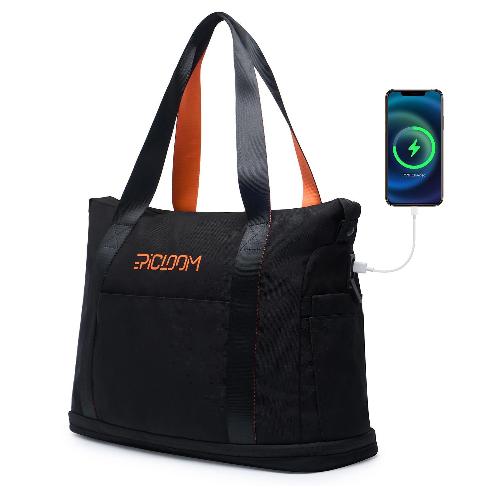 Durable Unisex Tote & Travel Duffel Bag with 15.6