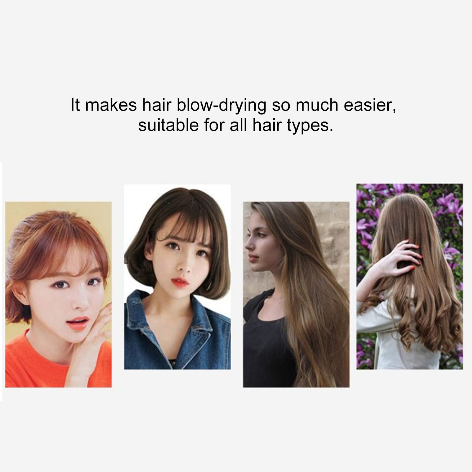 Curling Hair Styling Comb - Static Free Round Roller Hairbrush for Blow Drying & Styling | Salon & Home Use | Perfect for Creating Voluminous Curls & Waves