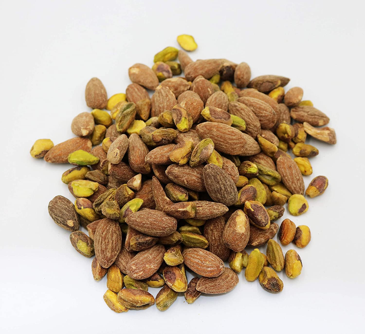 Premium Smarty Stop Mix - No Shell Roasted Salted Pistachios & Almonds Healthy Snack, 2lb Bag | Keto-Friendly Nut Mix for Office, Gym & Travel Snacking