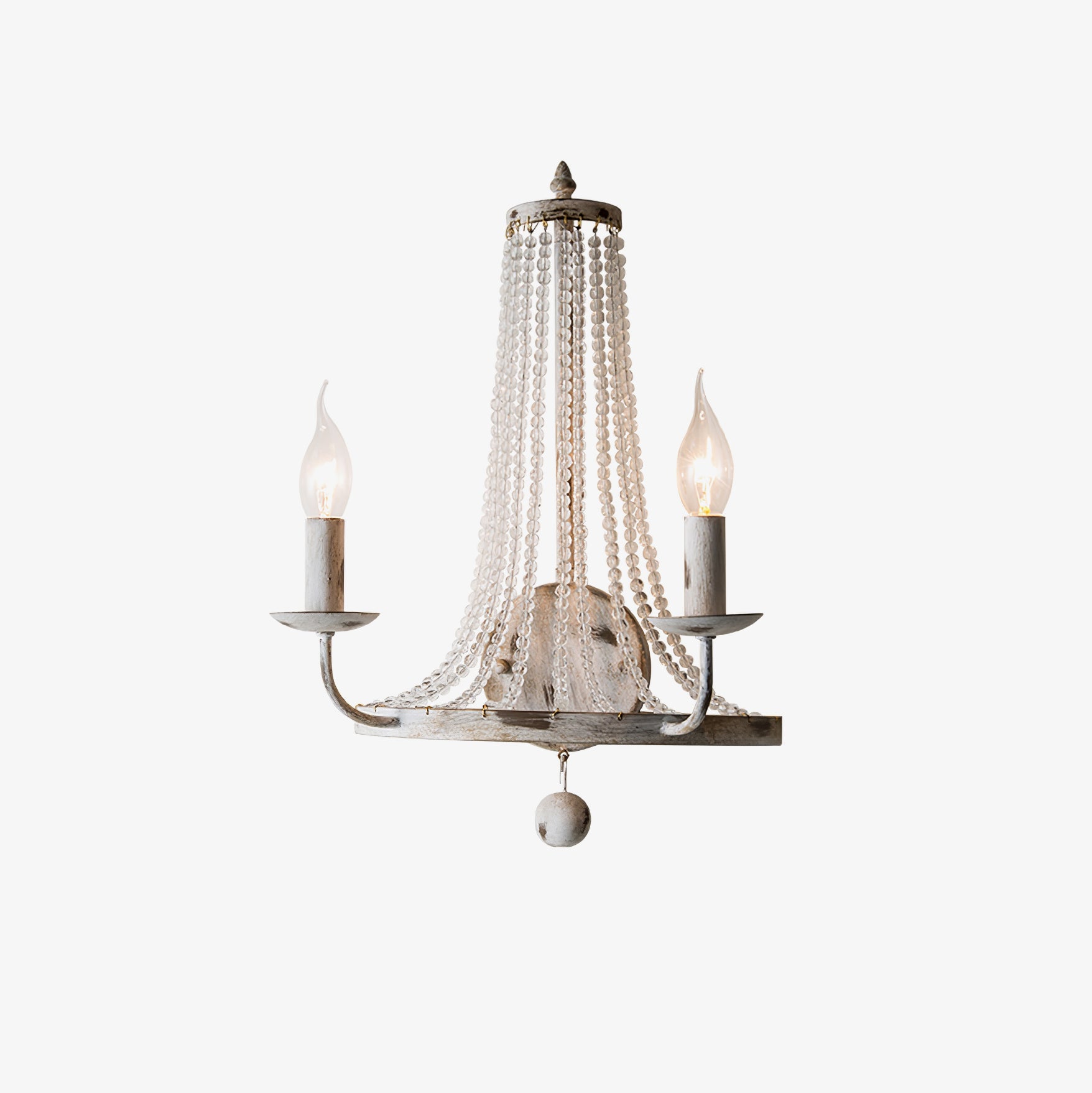 Elegant Basket Crystal Wall Lamp - Modern Home Decor Lighting for Living Room, Bedroom, or Hallway