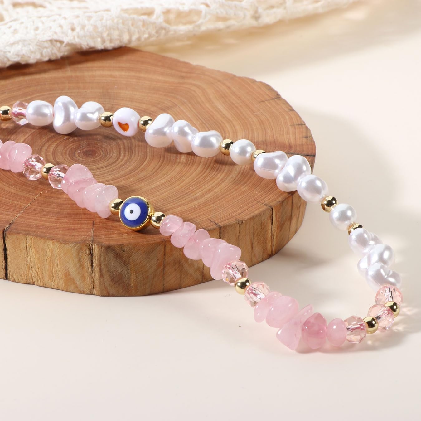 Evil Eye Phone Charm - Beaded Crystal Phone Lanyard Strap with Keychain - Protection Jewelry for iPhone Samsung Android - Perfect for Everyday Use, Gifts & Travel Accessories