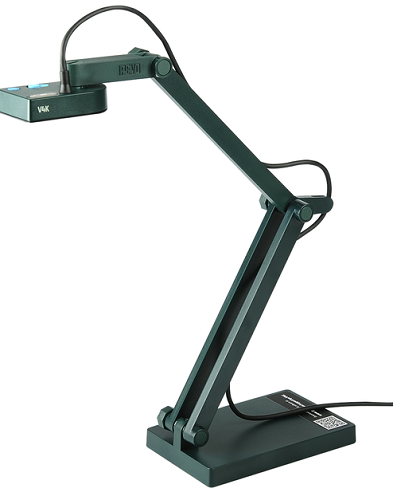 IPEVO V4K Ultra HD USB Document Camera for Teachers, Online Teaching, Remote Learning - 8MP Resolution, Plug & Play Webcam for Classrooms, Video Conferencing, Live Streaming & Distance Education