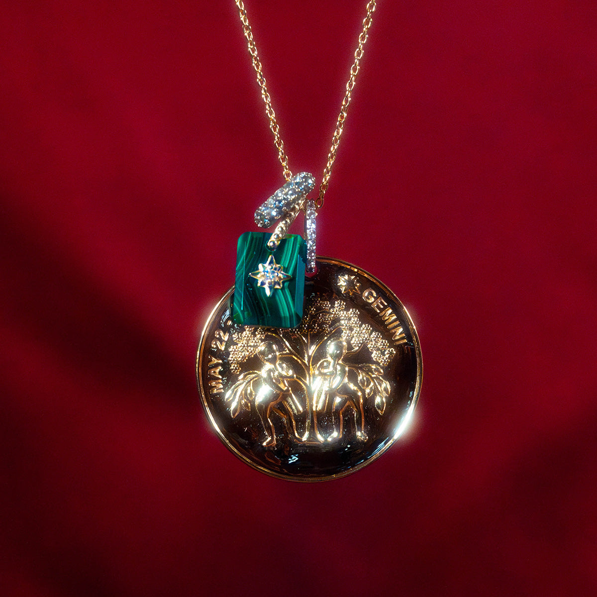 Vintage Inspired Zodiac Coin Necklace - 12 Astrology Sign Pendant Jewelry for Women - Perfect Gift for Birthday, Anniversary & Spiritual Occasions