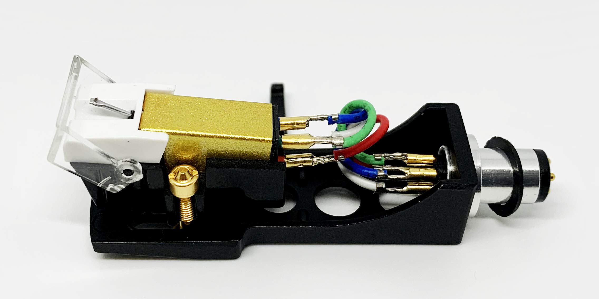 Replacement Cartridge & Stylus Set with Conical Needle & Black Headshell - Compatible with Technics SL-5100, SL-5200, SL-5300, SL-5310, SL-5350, SL-Q33K, SL-Q3K, SL-20A, SL-220, SL-221, SL-23 Turntables - Perfect for Vinyl Record Playback & Audio Enthusiasts