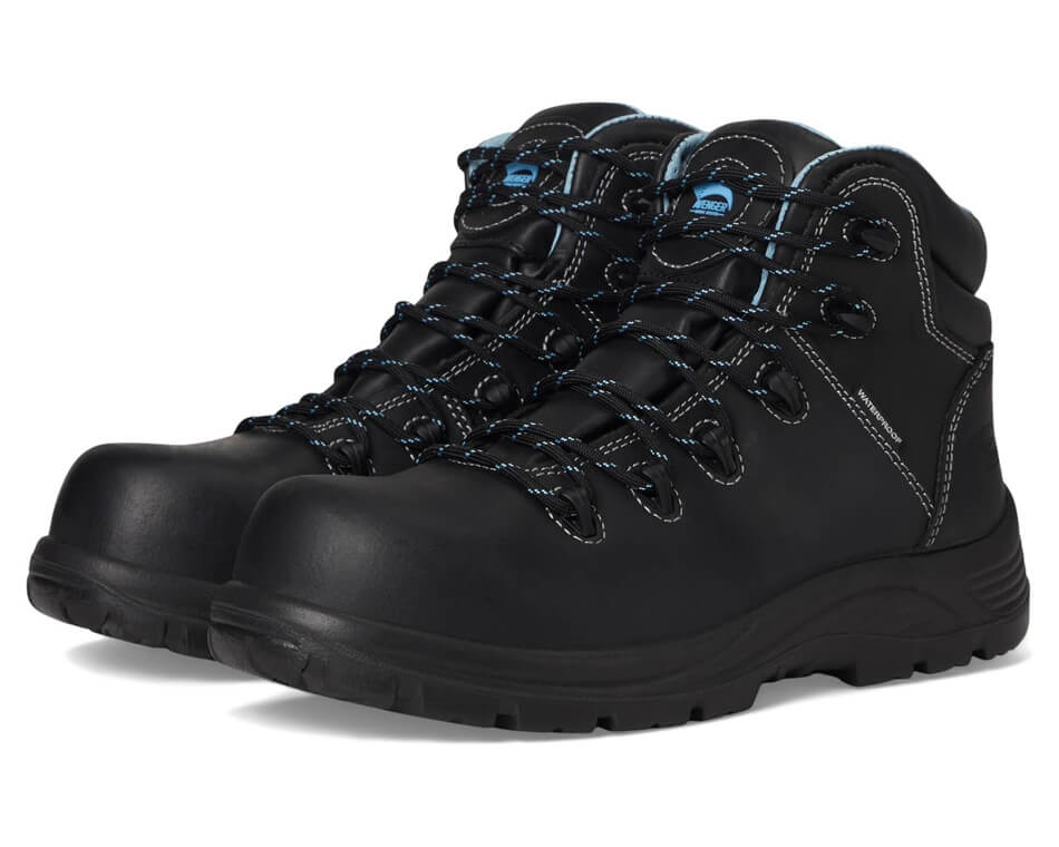 Framer Women's Puncture Resistant Composite Toe Work Boots - Black | Safety Shoes for Construction, Warehouse & Outdoor Work