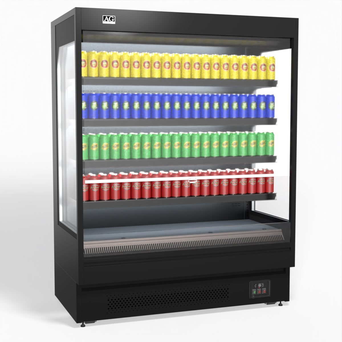 AG 1524mm Commercial Open Multi-Deck Display Refrigerator for Supermarkets - Ideal for Grocery Stores, Convenience Stores & Retail Food Display