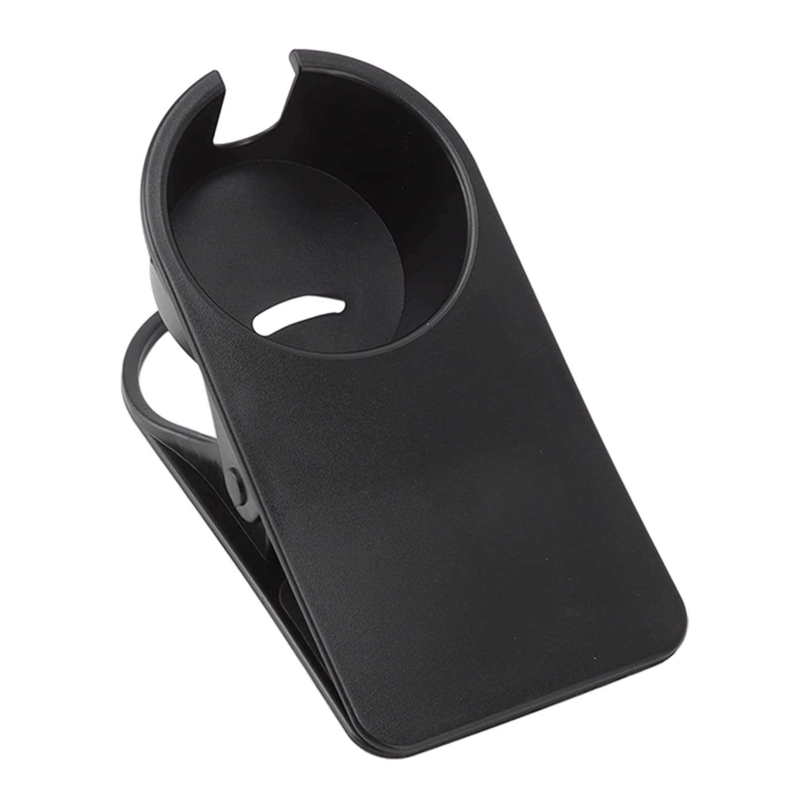 Car Cup Holder Clip - Adjustable Desk & Side Table Drink Holder for Water Bottles, Coffee Mugs & Travel Cups | Home Office Organizer (Grey/Black) | Perfect for Work Desks, Cars, Nightstands & Outdoor Use