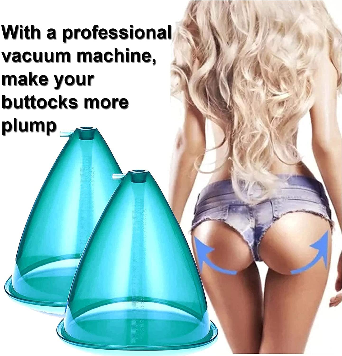 Professional Vacuum Cupping Machine Set for Butt Lifting & Body Sculpting - Massage Therapy Cups for Cellulite Reduction & Pain Relief - Perfect for Home Spa, Post-Workout Recovery & Relaxation