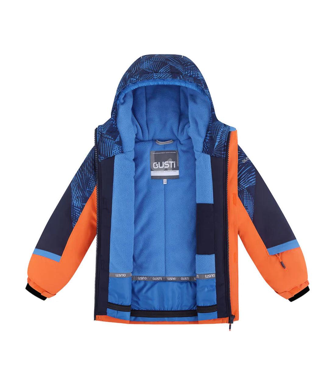 Gusti Nelson Boys Winter Snowsuit - Waterproof & Insulated Snow Jacket & Pants Set for Kids - Perfect for Skiing, Snowboarding & Outdoor Winter Play