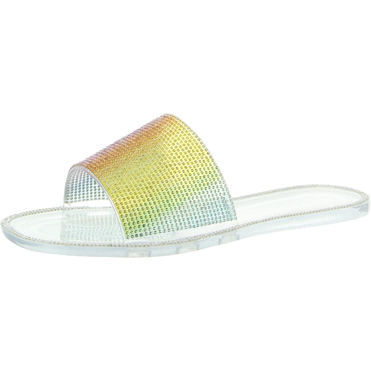 Jessica Simpson Women's Kassime Slide Sandals - Comfortable Slip-On Dress Sandals for Summer, Beach, Pool & Casual Outings