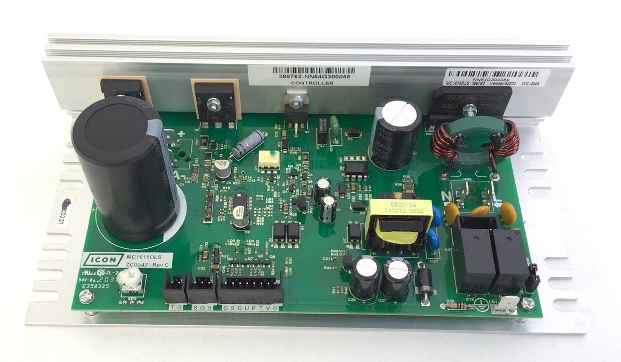 Original Title: Lower Motor Control Board Controller 392478 Works with Epic Treadmill   Optimized Title: Epic Treadmill Lower Motor Control Board Controller 392478 - Replacement Part for Smooth Treadmill Operation | Home Gym & Fitness Equipment Repair