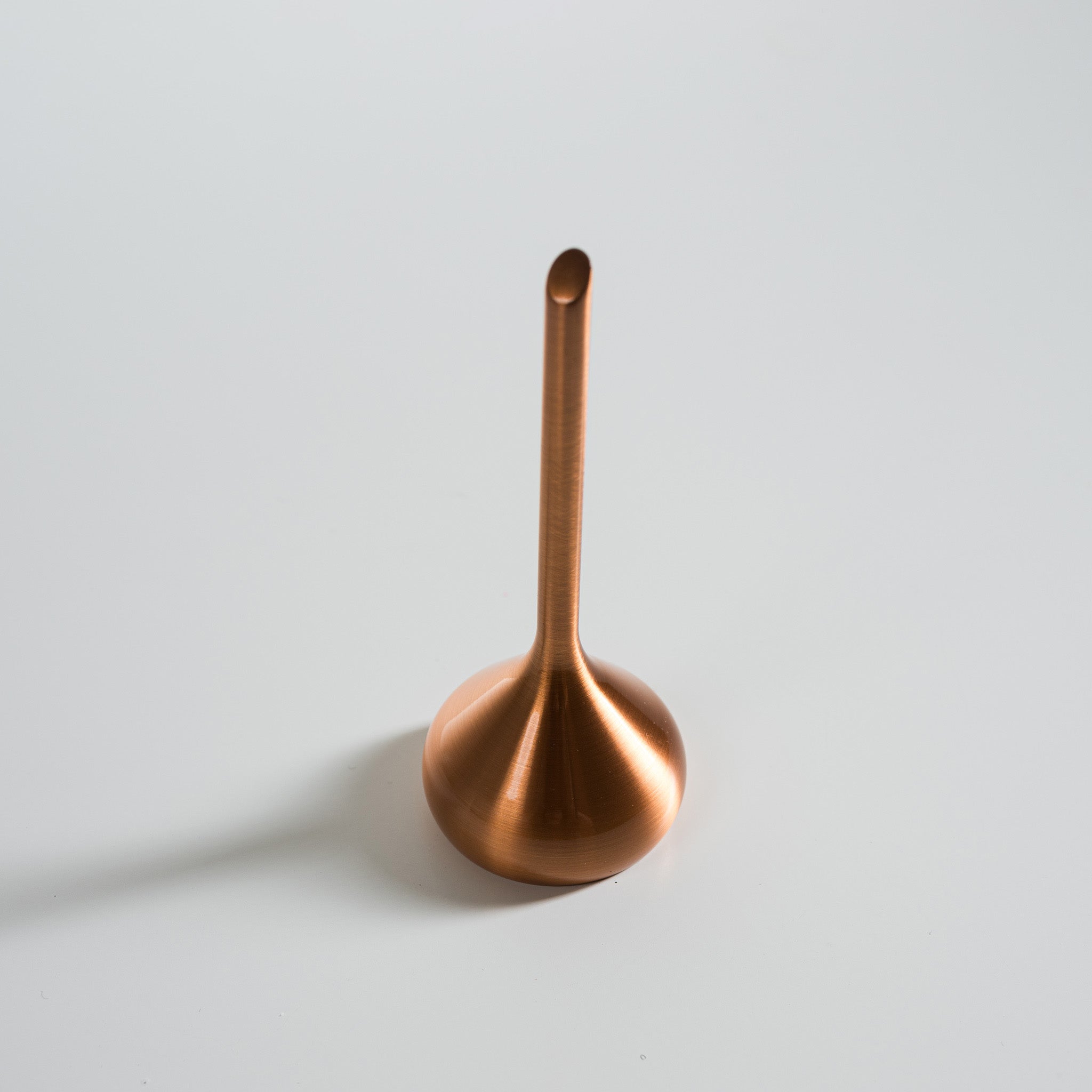 NOUSAKU Brass Hand Bell - Onion Design in Pink Gold - Japanese Craftsmanship for Home Decor, Meditation & Gift Giving