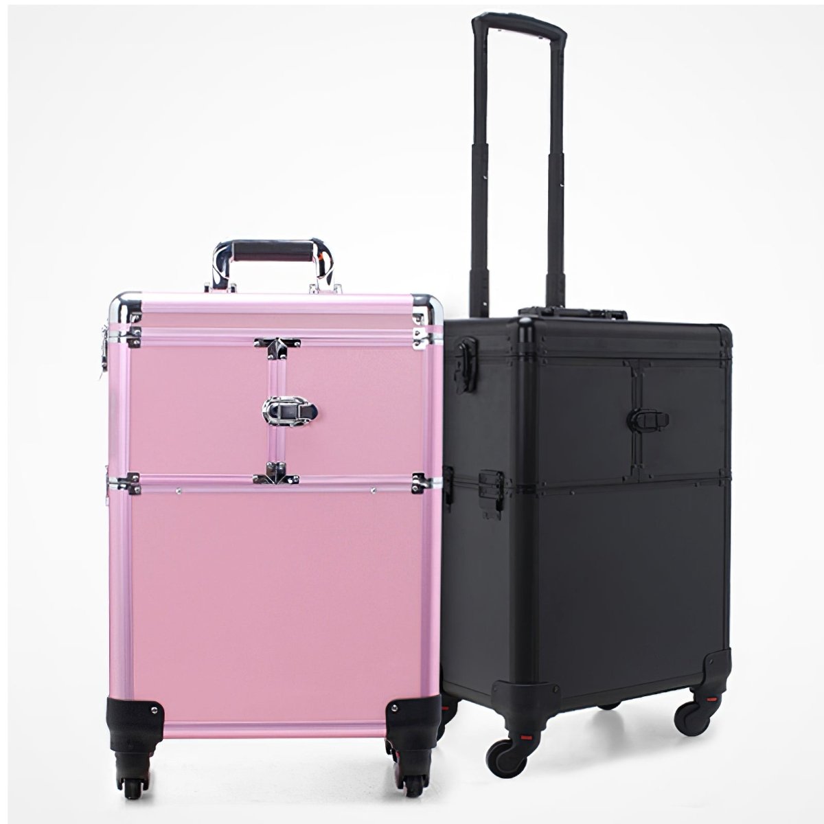 3551 Professional Makeup Case - Waterproof Cosmetic Organizer with Mirror for Travel & Home Storage | Perfect for Makeup Artists & Beauty Enthusiasts